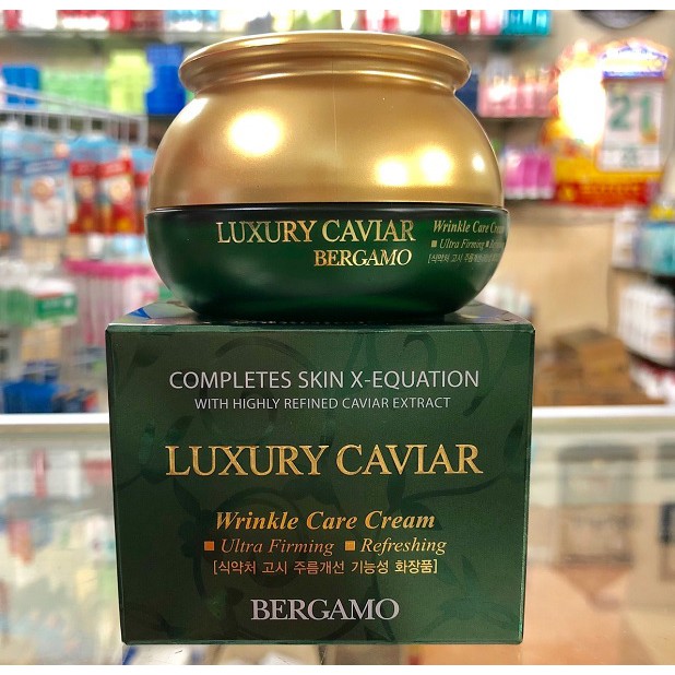 Kem Trị Nám Bergamo Luxury Caviar Xanh Lá 50g