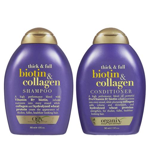 Bộ Gội Xả Biotin Collagen OGX chống ngăn rụng tóc 385ml