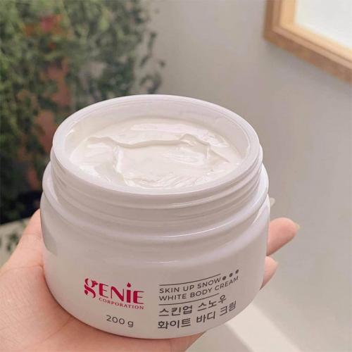 Kem Body Tinh Thể Nước Skin Up Snow White Cream Genie Hàn Quốc 200g