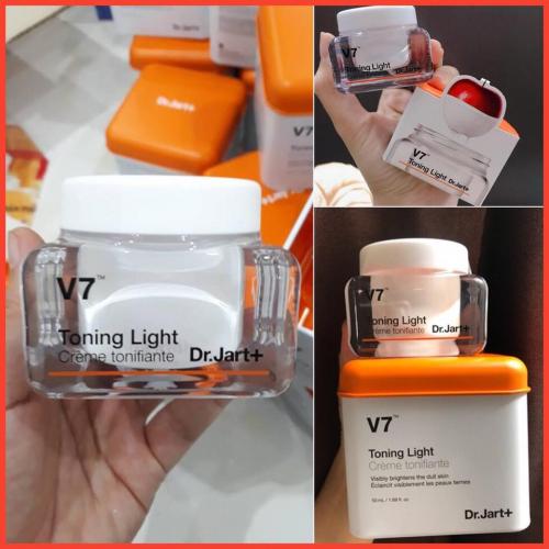 Kem dưỡng trắng da V7 Toning Light Dr Jart của Hàn Quốc (Hộp 50ml)