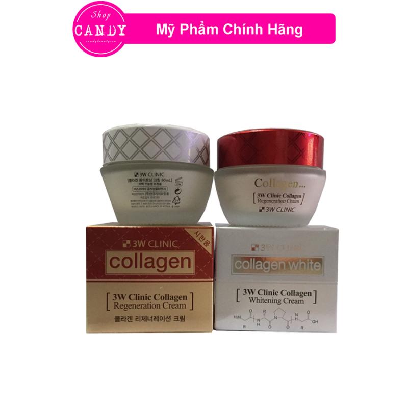 Kem Dưỡng Trắng Da 3W Clinic Collagen Hàn Quốc 60ml